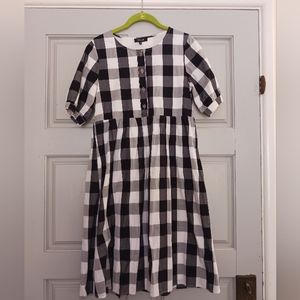 Roolee buffalo check dress